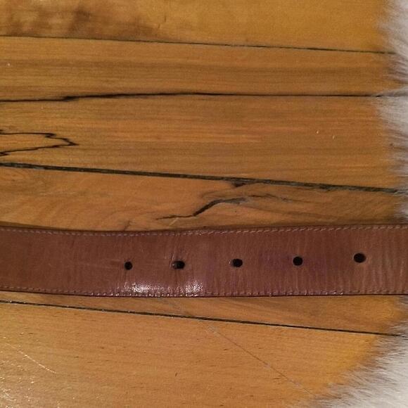 Polo by Ralph Lauren Black Crocodile Leather Belt. Size 34. Good Condition - Picture 7 of 9